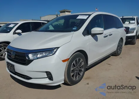 2023 Honda Odyssey Ex-L from USA, damaged, VIN 5FNRL6H63PB045410